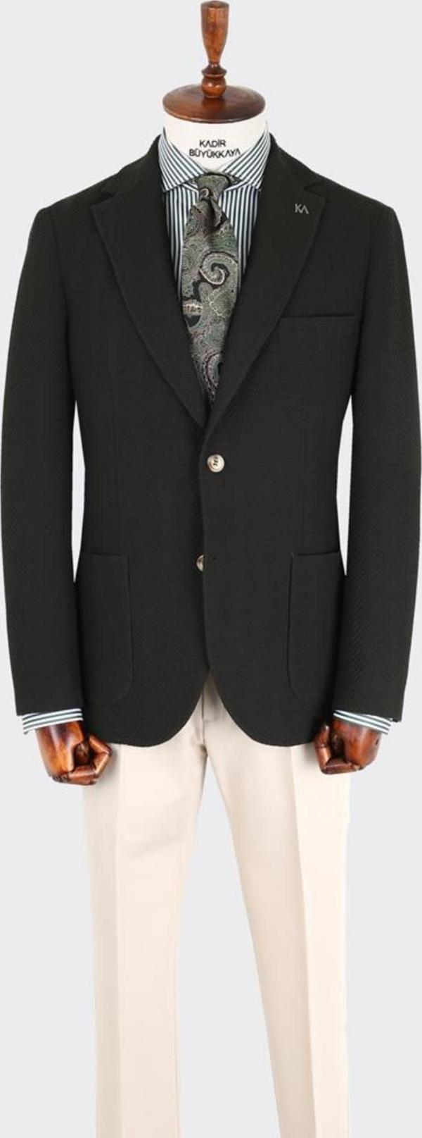 Kırlangıç Yaka Erkek Ceket-KAX5118S - Image 1