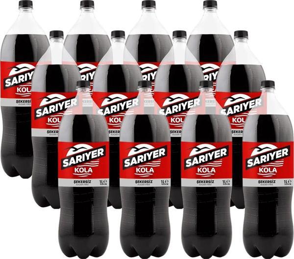 Sarıyer Kola 1 lt Şekersiz x 12 Adet - Image 1