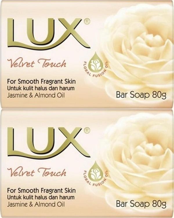 Lux Sabun 80GR Velvet Touch (Kadife Dokunuş) (2 Li Set) - Image 1