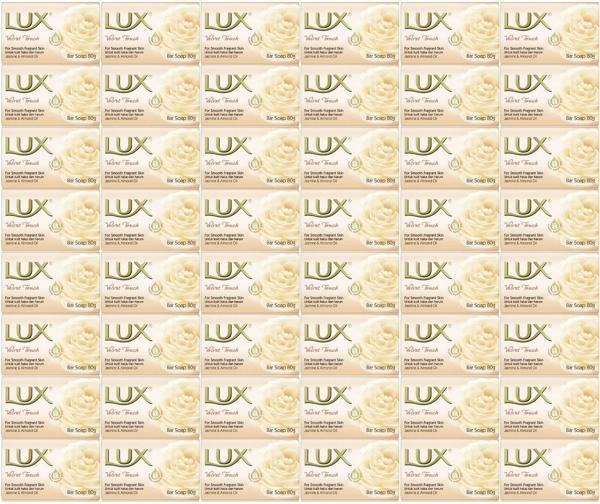 Lux Sabun 80GR Velvet Touch (Kadife Dokunuş) (48 Li Set) - Image 1