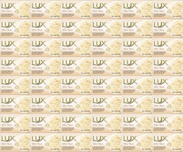Lux Sabun 80GR Velvet Touch (Kadife Dokunuş) (48 Li Set) - Image 1