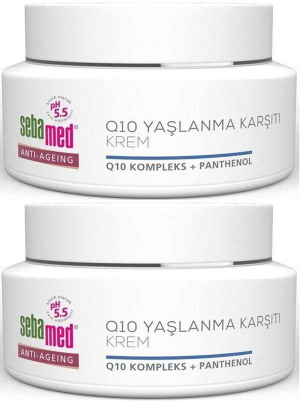 Sebamed Q10 Yaşlanma ve Kırışıklık Karşıtı Koruyucu Anti-Age Krem 50ML (2 Li Set) - Image 1