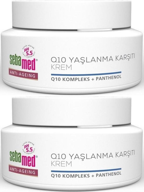 Sebamed Q10 Yaşlanma ve Kırışıklık Karşıtı Koruyucu Anti-Age Krem 50ML (2 Li Set) - Image 1