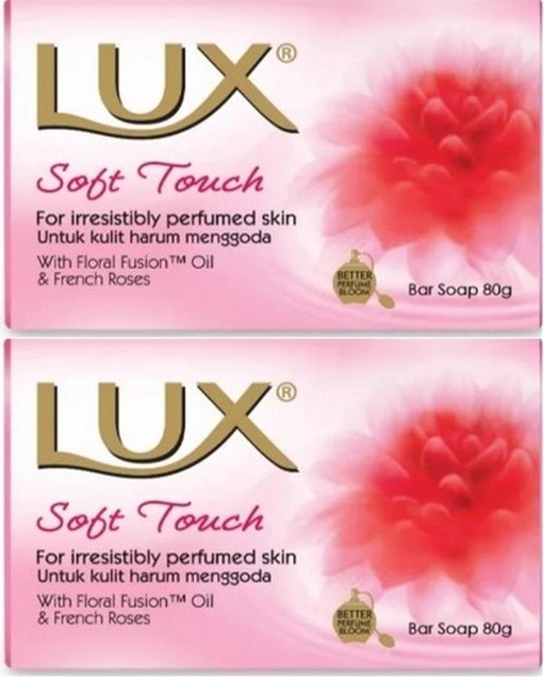 Lux Sabun 80GR Soft Touch (Yumuşak Dokunuş) (2 Li Set) - Image 1