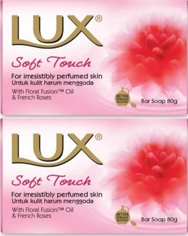 Lux Sabun 80GR Soft Touch (Yumuşak Dokunuş) (2 Li Set) - Image 1