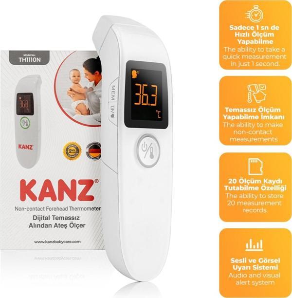 Kanz TH1110N Dijital Temassız Alından Ateş Ölçer - Image 1