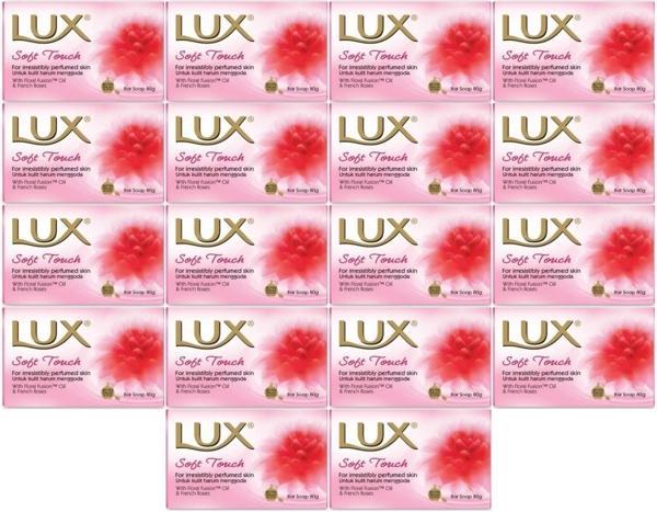 Lux Sabun 80GR Soft Touch (Yumuşak Dokunuş) (18 Li Set) - Image 1