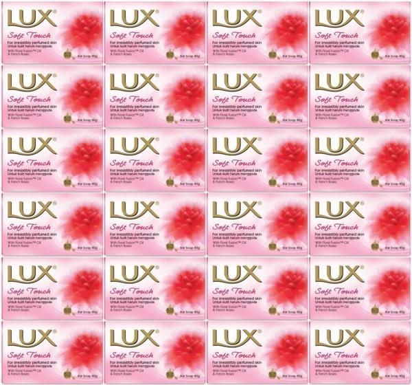 Lux Sabun 80GR Soft Touch (Yumuşak Dokunuş) (24 Lü Set) - Image 1