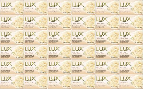 Lux Sabun 80GR Velvet Touch (Kadife Dokunuş) (36 Lı Set) - Image 1