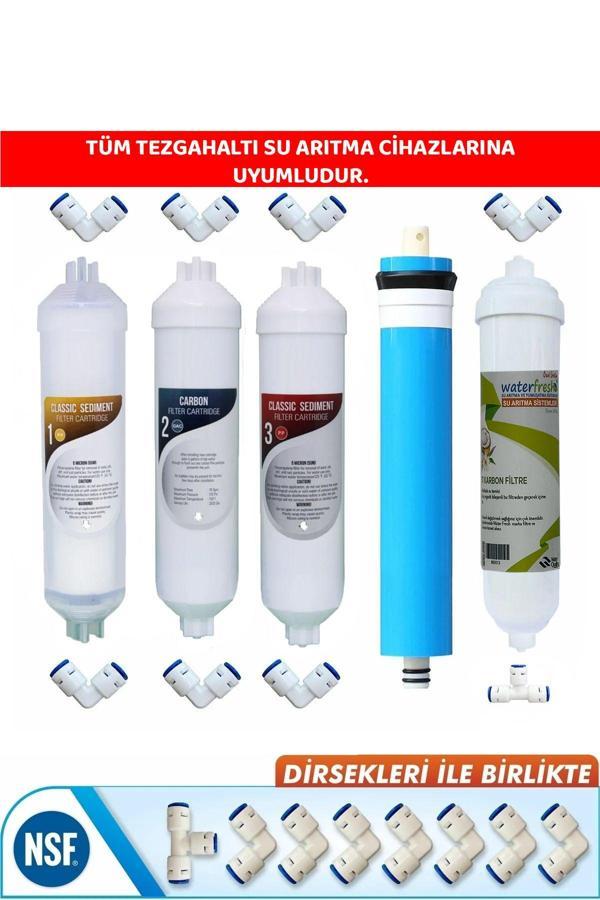 Lg Chem Lg Kapalı Su Arıtma Cihazlarına Uygun Az Atıklı Nano Tenolojili 5 Li Filtre Seti - Image 1