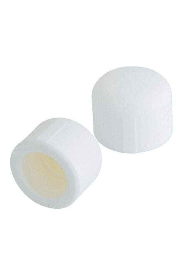 Kalde Kapama Başlığı 20 Mm Pprc Plastik - Beyaz (25 Adet) - Image 1