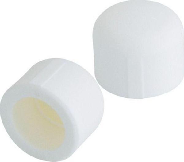 Kalde Kapama Başlığı 20 Mm Pprc Plastik - Beyaz (25 Adet) - Image 1