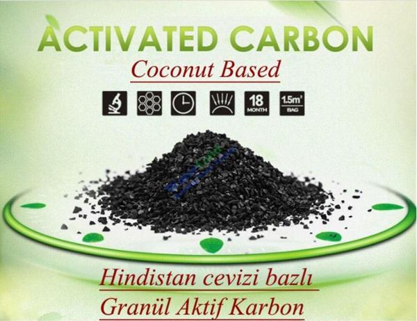 Watergold Granül Aktif Karbon Alkol Damıtmaya Uygun Coconut Bazlı 150 Gr - Image 1