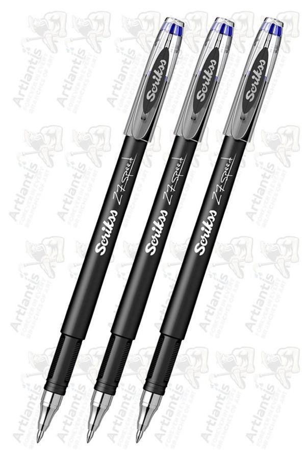 Mavi Pilot Kalem Speed 27 3 Adet Scrikss Pilot Kalem 0.7 mm Roller Uçlu Pilot Kalem İnce Uçlu Likit Mürekkepli Pilot - Image 1