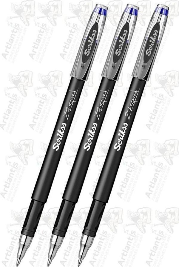 Mavi Pilot Kalem Speed 27 3 Adet Scrikss Pilot Kalem 0.7 mm Roller Uçlu Pilot Kalem İnce Uçlu Likit Mürekkepli Pilot - Image 1