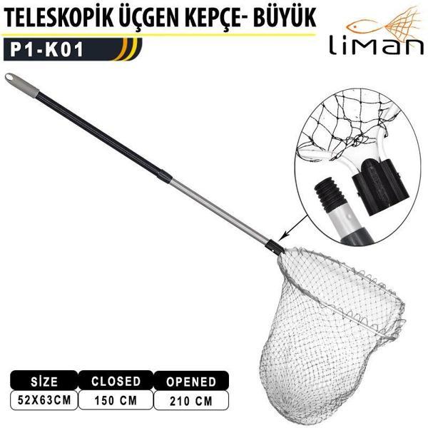 Liman Teleskopik  Üçgen Kepçe Büyük - Image 1