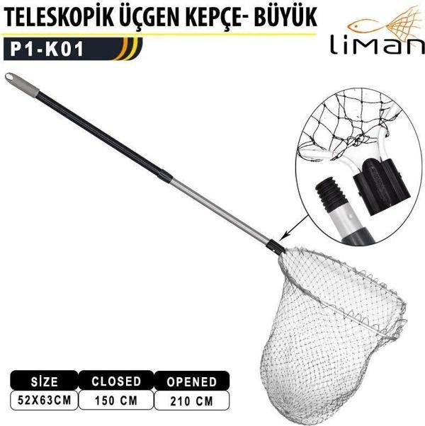 Liman Teleskopik  Üçgen Kepçe Büyük - Image 1