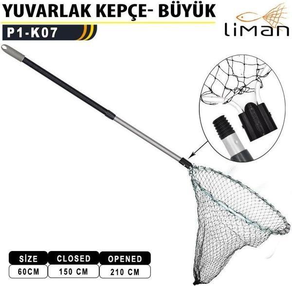 Liman Yuvarlak Teleskopik Kepçe Büyük - Image 1