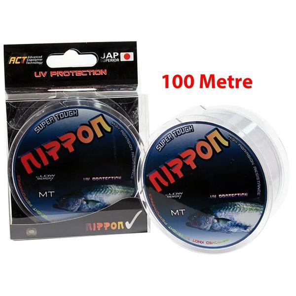 Nippon Super Tough 100m Gri Monofilament Olta Misinası 0.24mm 9.4kg - Image 1