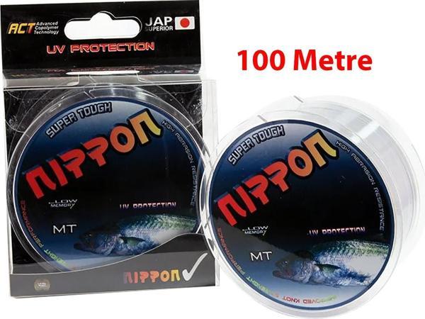Nippon Super Tough 100m Gri Monofilament Olta Misinası 0.24mm 9.4kg - Image 1