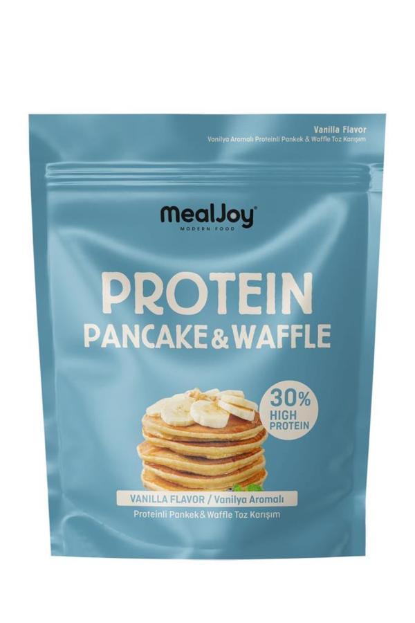 Mealjoy Protein PANCAKE & WAFFLE 600 gr Yüksek Proteinli Vanilya Aromalı - Image 1