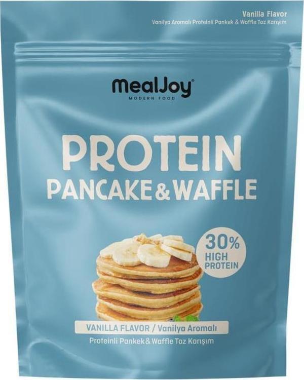 Mealjoy Protein PANCAKE & WAFFLE 600 gr Yüksek Proteinli Vanilya Aromalı - Image 1