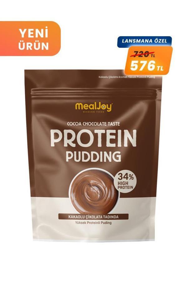 Mealjoy Protein PUDİNG 500 gr Yüksek Proteinli Kakaolu ve Çikolata Tadında - Image 1