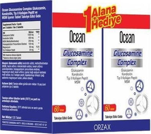 Ocean Glukozamin Kompleks 60 Tablet 1 Alana 1 Bedava - Image 1