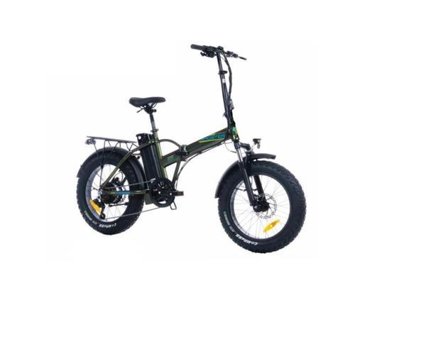 CORELLİ BROSTER VALCO FAT BIKE ELEKTRİKLİ KATLANIR BİSİKLET 42CM MD 20 JANT 7 VİTES METALİK YEŞİL - Image 1