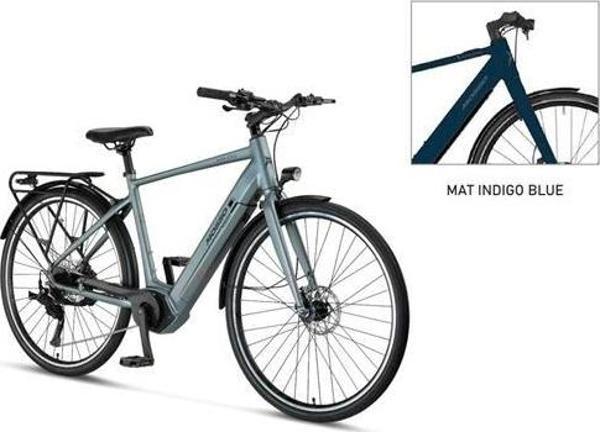 MOSSO HORIZON ELEKTRİKLİ ŞEHİR BİSİKLET 500H HYD 28 JANT 9 VİTES INDIGO BLUE - Image 1