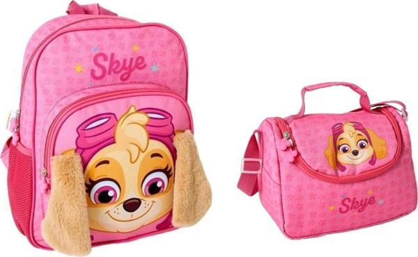 PAW PATROL Skye Okul Çantası ve Beslenme Çantası - Image 1