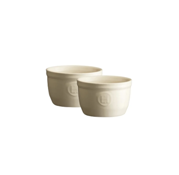 Emile Henry Fırın Kabı Ramekin No.9 2´li Set Ekru/Clair 0,15 lt - Image 1