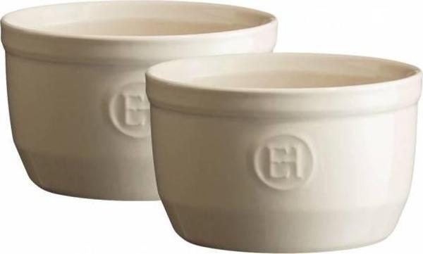 Emile Henry Fırın Kabı Ramekin No.10 2'li Set  0,25 Lt Ekru Ç:10 -Y:6 cm - Image 1