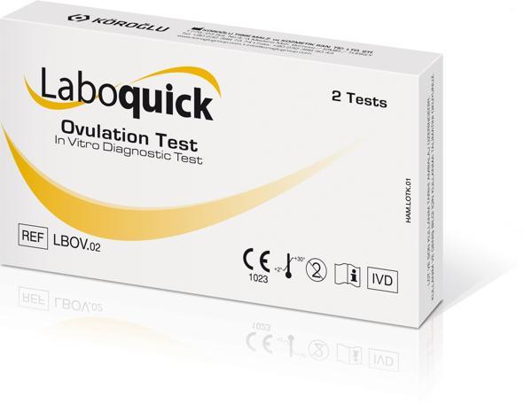 Laboquick 6 Adet Ovulasyon Testi 1 Ultra Erken Gebelik Testi Kargo - Image 1