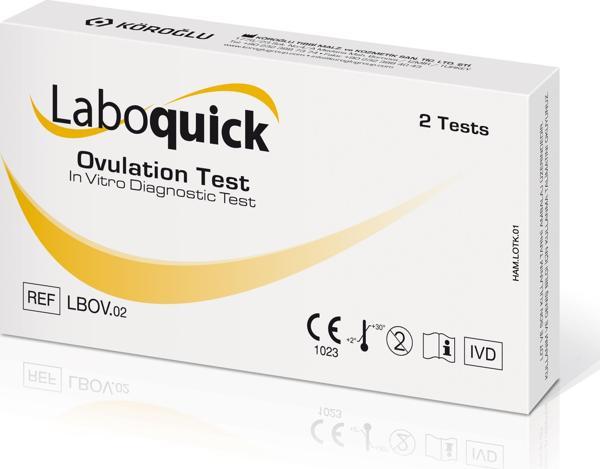 Laboquick 6 Adet Ovulasyon Testi 1 Ultra Erken Gebelik Testi Kargo - Image 1