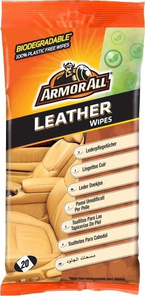 Armor All Deri Temizleme Mendilleri 20Ad. - Image 1