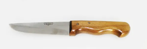 Bursa Kalın Küt Kasap Bıçağı No:1, 13 Cm - Ahşap Sap - Image 1
