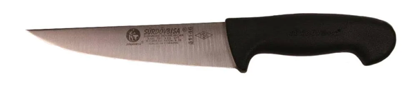 Sürmene  61146 Kasap Kurban Sıyırma Bıçağı 16,5 Cm, Plastik Sap - Image 1
