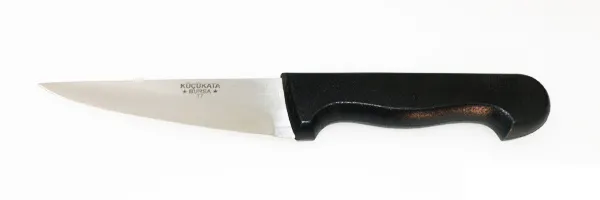 Bursa Kalın Sivri Kasap Bıçağı No:1, 13 Cm - Plastik Sap - Image 1