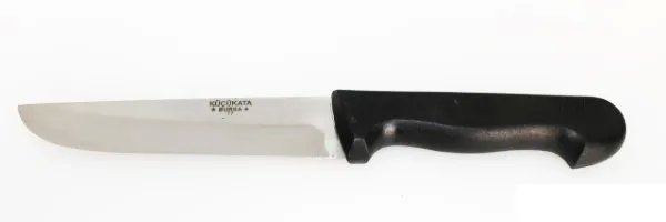 Bursa İnce Küt Kasap Bıçağı No:2, 15,5 Cm - Plastik Sap - Image 1