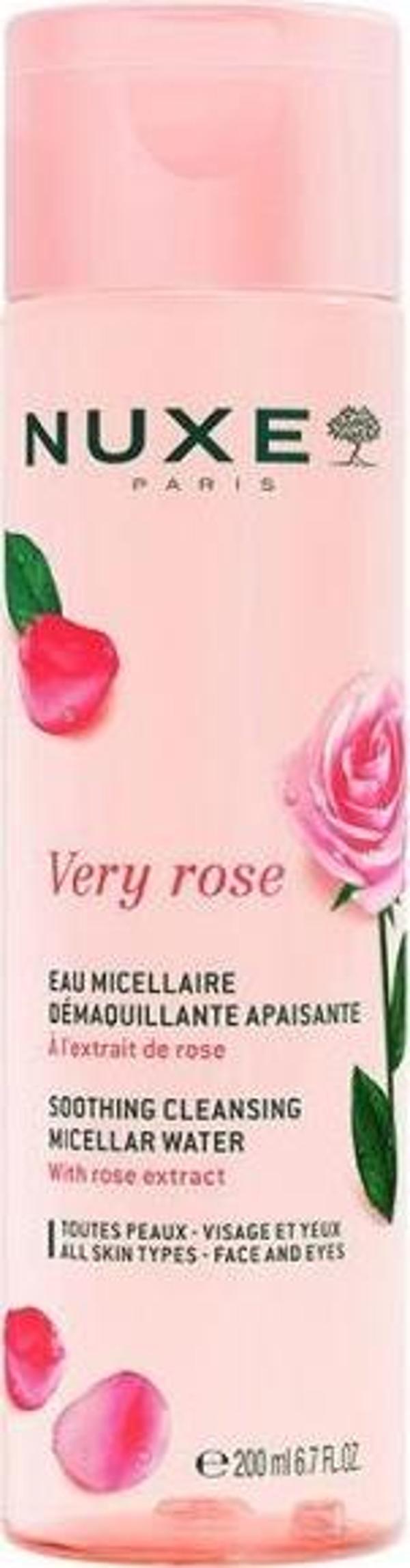 NUXE Very Rose Soothing Cleansing Micellar Water 200 ml - Image 1