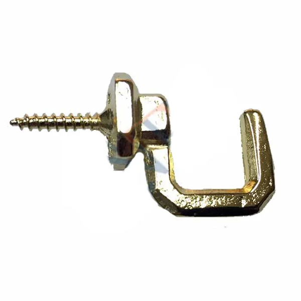 Vidalı Kanca, Askı Büyük - 15x23mm, Sarı - 100 Adet - Image 1