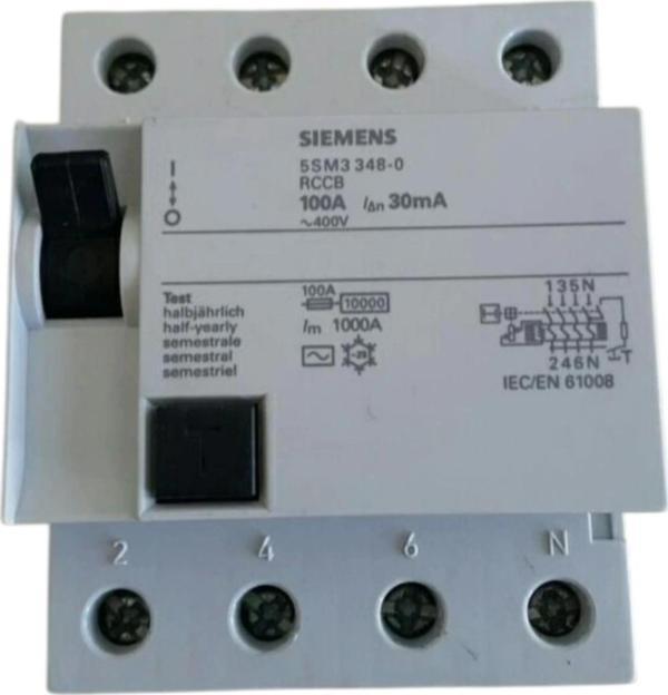 SİEMENS 3X100A 300 mA YANGIN KORUMA ROLESİ(5SM3648-0) - Image 1