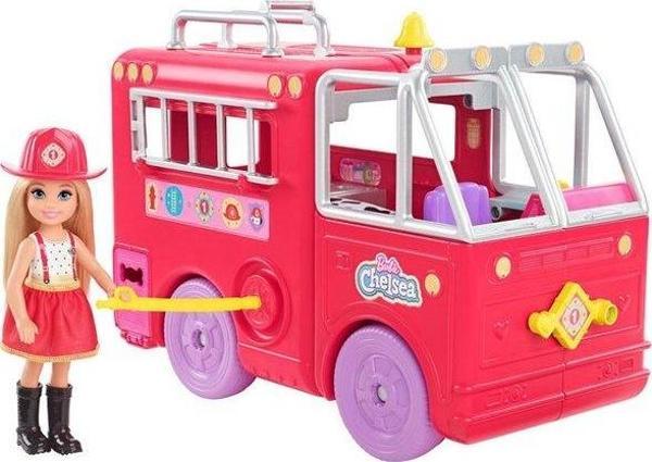 Hasbro Oyuncak Barbie Chelsea İtfaiye Aracı HCK73 - Image 1