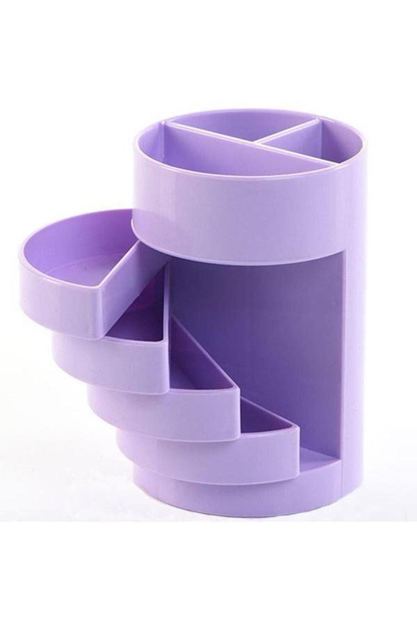 Ops Masa Üstü Organizer Kalemlik Pastel Mor Klm205 - Image 1