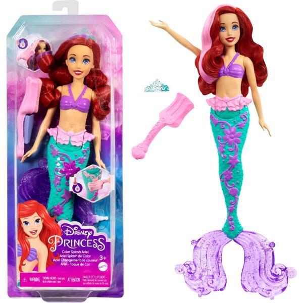 Mattel Oyuncak Disney Prenses Muhteşem Renk Değiştiren Saçlı Deniz Kızı Ariel Bebek HLW00 - Image 1