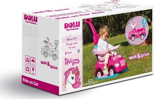 Dolu Oyuncak Unicorn Araba 4Ü1 Arada 2537 - Image 1