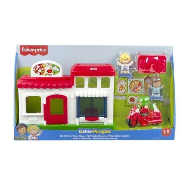 Mattel Oyuncak Little People Pizza Restoranı HBR79 - Image 1
