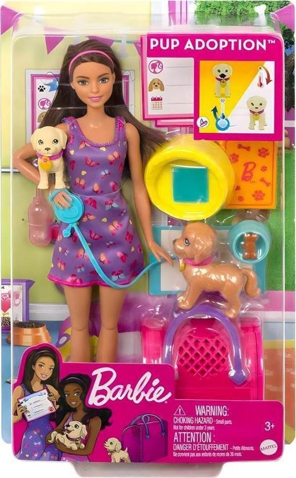 Mattel Oyuncak Barbie ve Köpekçikleri Oyun Seti HKD86 - Image 1