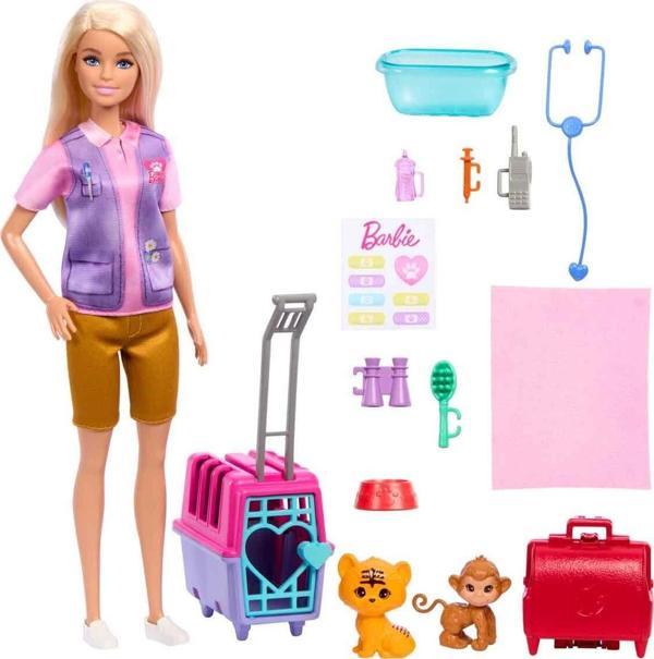 Mattel Oyuncak Barbie Veteriner Mini Oyun Seti HRG50 - Image 1